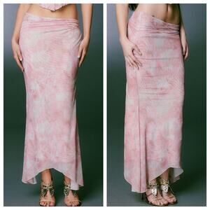I. AM. GIA Rose Floral Maxi Skirt